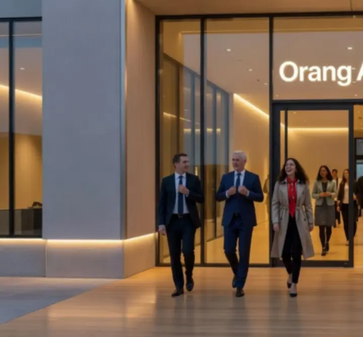Moderne, sfeervolle entree van indoor eventlocatie 