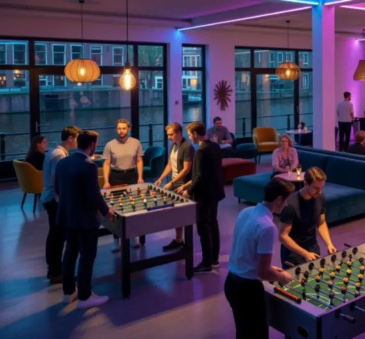 Sfeerimpressie van de moderne indoor locatie van 
