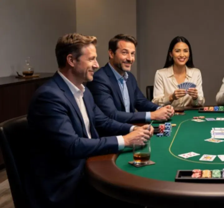 Poker sessie bij 